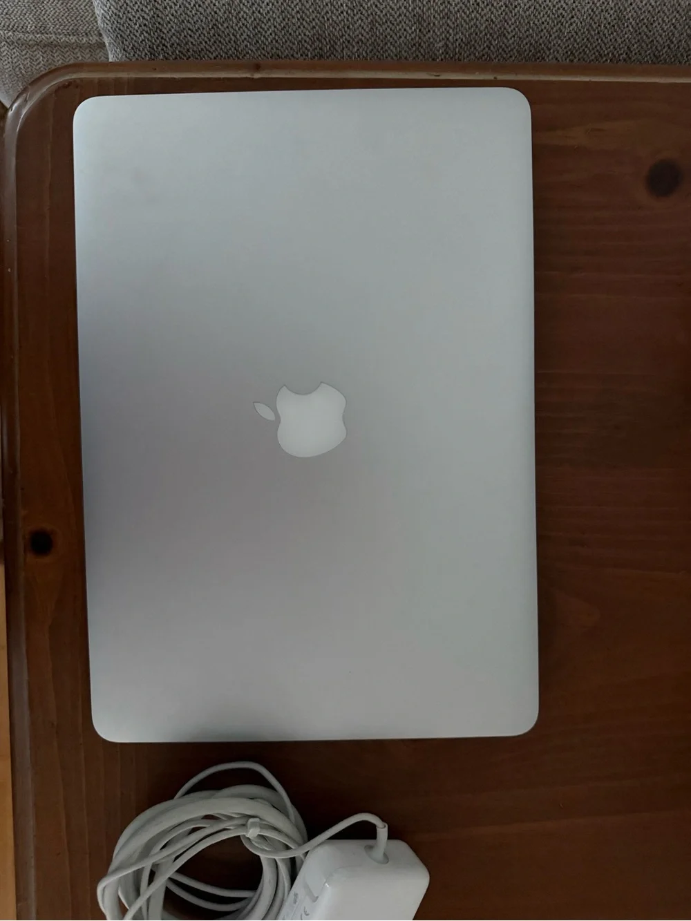 Apple Silver MacBook Air with Black Keyboard